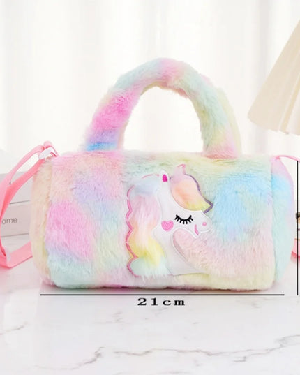 Deine flauschige Einhorn Umhängetasche!