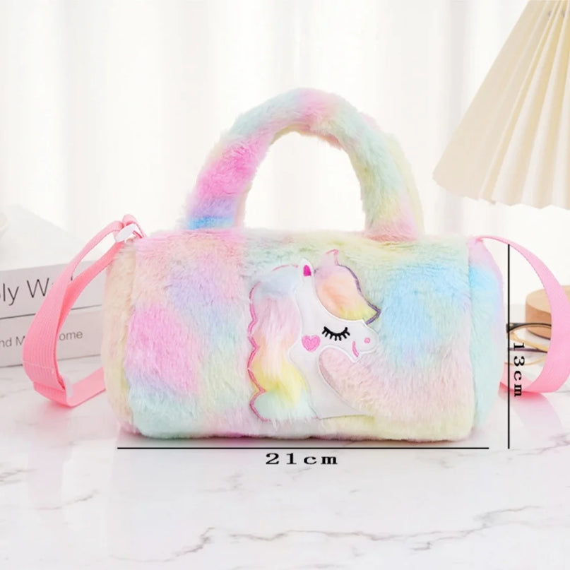 Deine flauschige Einhorn Umhängetasche!