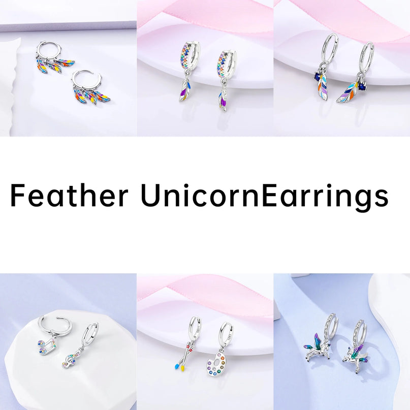Funkelnde Einhorn Ohrringe für dich!