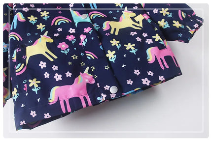 Deine fröhliche Einhorn Jacke für alle Fälle!