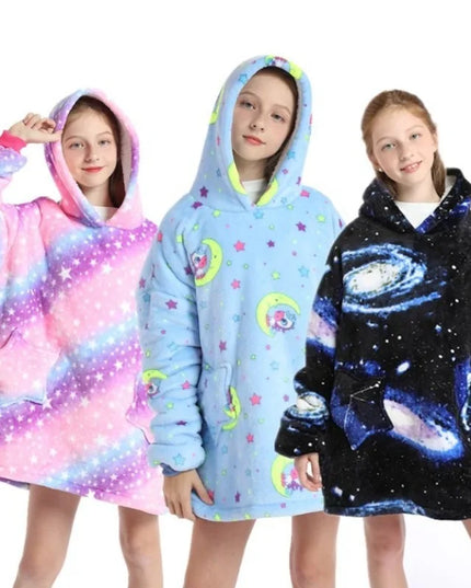 Dein Einhorn Decke Bademantel für Kids!