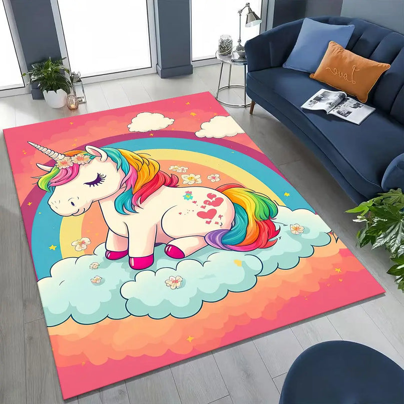 Dein Einhorn Sessel Regenbogen-Mädchen