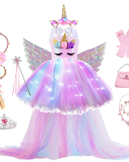 Dein zauberhaftes Einhorn Nachtlicht Kleid!