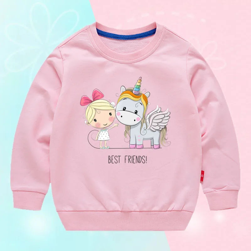 Dein cooler Einhorn Pullover in Schwarz!