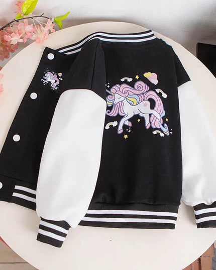 Deine stylische Einhorn Baseball Jacke in