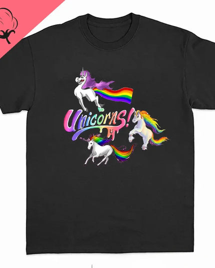Das strahlende Einhorn T-Shirt in Weiß!