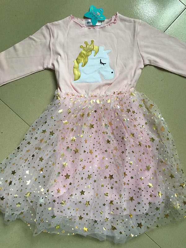 Dein Riesen Einhorn Traumkleid Schwarz