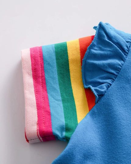 Dein fröhliches Einhorn Kleid in Seeblau!
