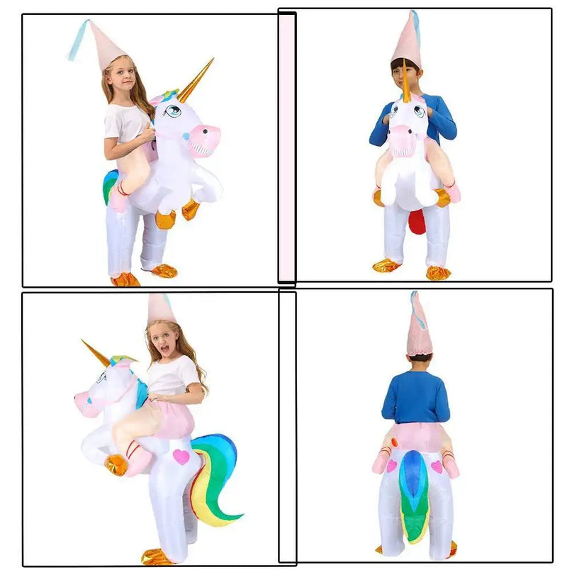 Dein Aufblasbares Einhorn Kostuem für Kids!