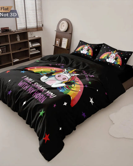 Deine Traumhafte Bunte Einhorn Bettwäsche