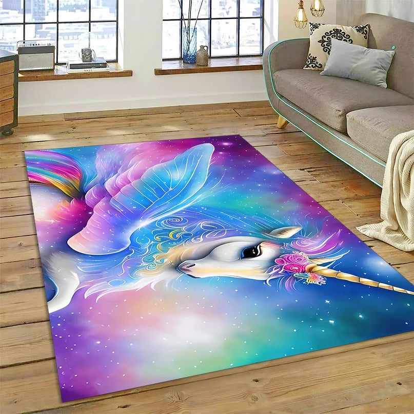 Dein Einhorn Sessel als 3D Traum-Teppich!