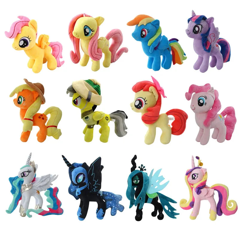 My Little Pony Prinzessin Einhorn Plüsch-Tasche, 35cm, in verschiedenen Charakteren wie Nightmare Moon