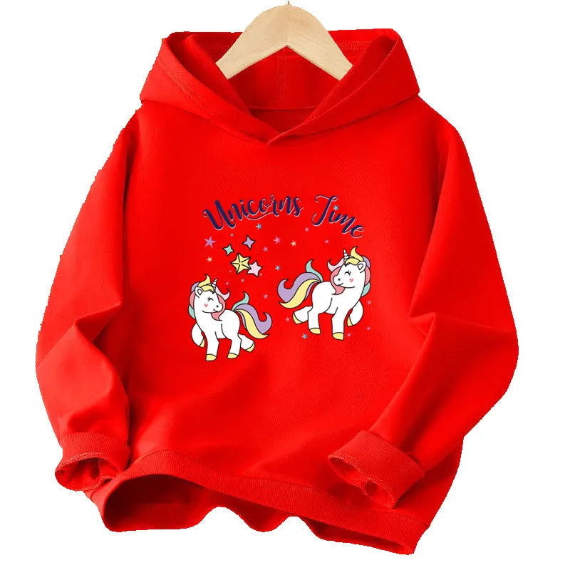 Dein cooler Einhorn Hoodie Schwarz!