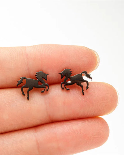 Dein Herzens-Einhorn Ohrringe in Silber!