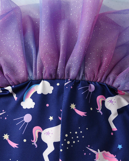 Magische Einhorn Leggings mit Tüllrock!