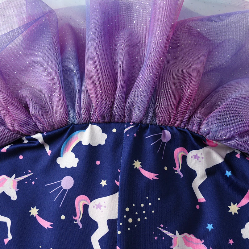 Magische Einhorn Leggings mit Tüllrock!