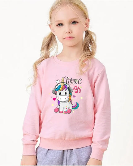 Dein zauberhafter Einhorn Pullover in Grau!