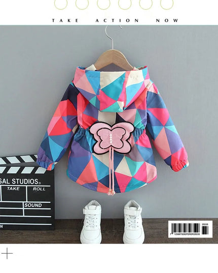 Deine fröhliche Einhorn Jacke in Blau!