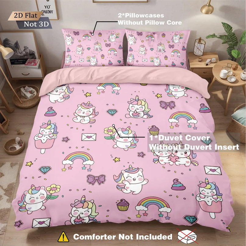 Niedliche Einhorn Bettwäsche für dich!