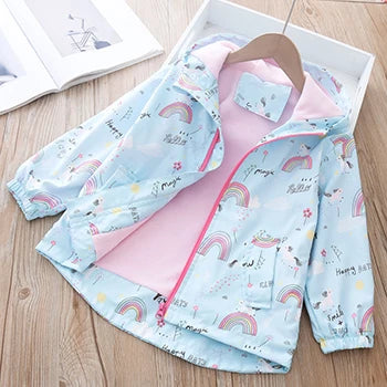 Deine zauberhafte Regenbogen Einhorn Jacke