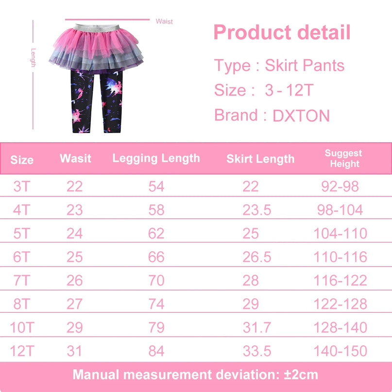 Deine Einhorn Leggings mit Tutu-Rock!