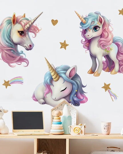 Dein Einhorn Wandtattoo für süße Träume!
