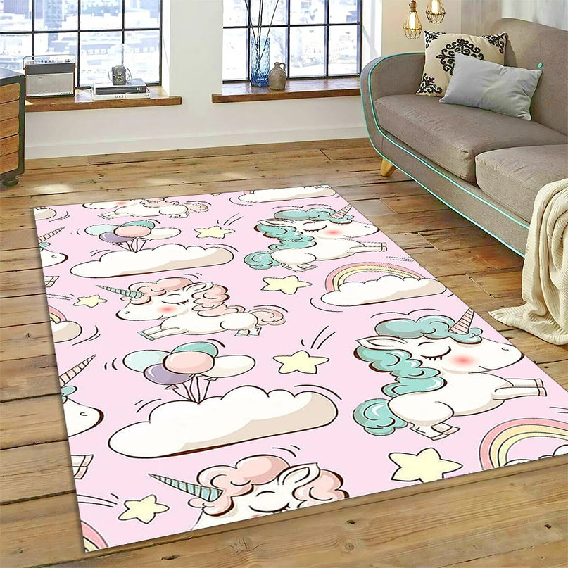 3D Cartoon Tier Einhorn Sessel aus 100% Polyester in modernen Farben