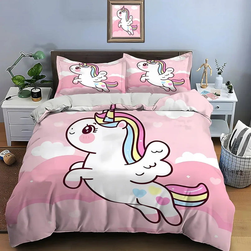 Deine Einhorn Bettwäsche für traumhafte