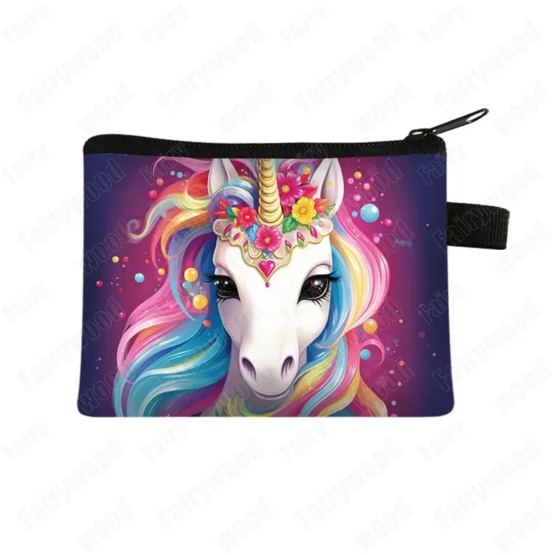 Deine farbenfrohe Einhorn Geldbörse