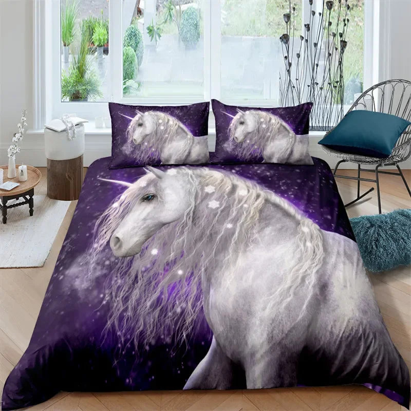 Flieg mit dieser Einhorn Bettwäsche in deine