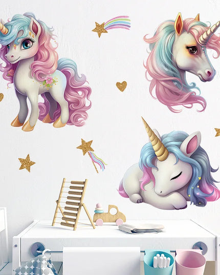 Dein Einhorn Wandtattoo für süße Träume!