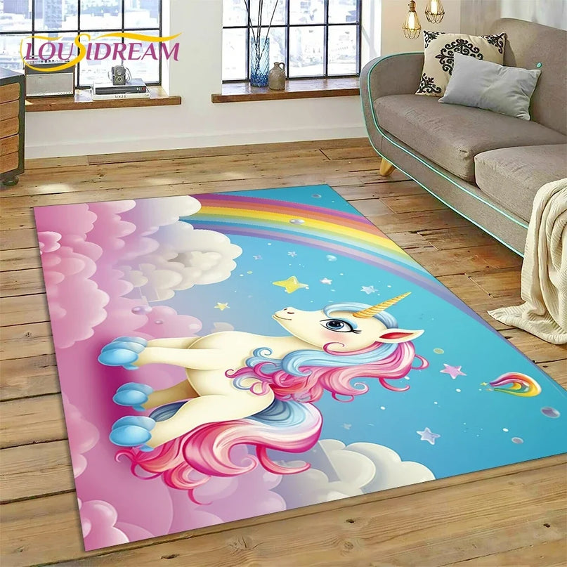 Dein Einhorn Sessel als 3D Traum-Teppich!