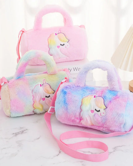 Deine flauschige Einhorn Umhängetasche!