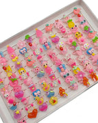 100pcs mix style / open adjust rings