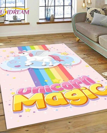 Dein Einhorn Sessel als 3D Traum-Teppich!