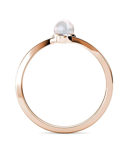 Glänzender Einhorn Ring mit Kristallen