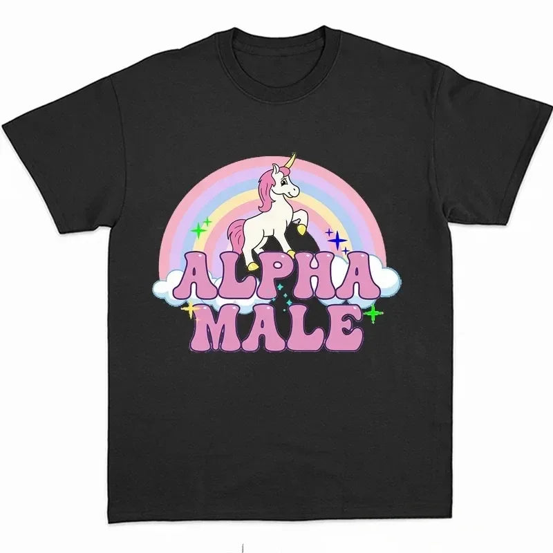 Dein cooles Einhorn T-Shirt mit Regenbogen!