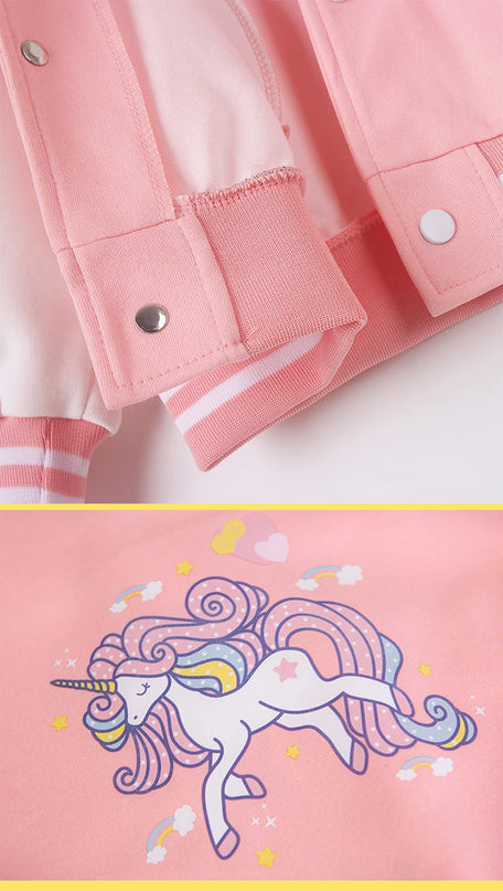 Deine süße Einhorn Baseball Jacke!