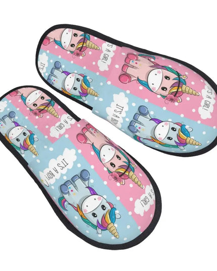 Fantasievolle Einhorn Hausschuhe für dich!