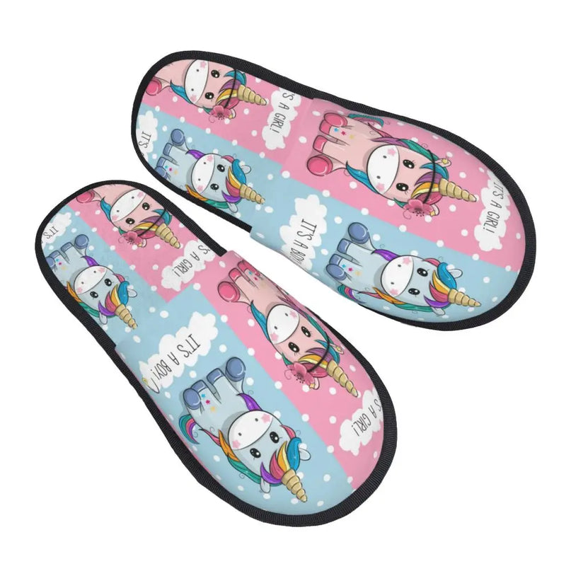 Fantasievolle Einhorn Hausschuhe für dich!