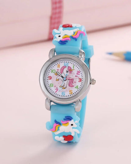 Deine stylische Einhorn Uhr in bunten Farben