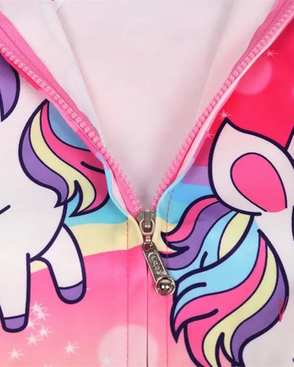 Deine zauberhafte Einhorn Jacke in Rosarot!