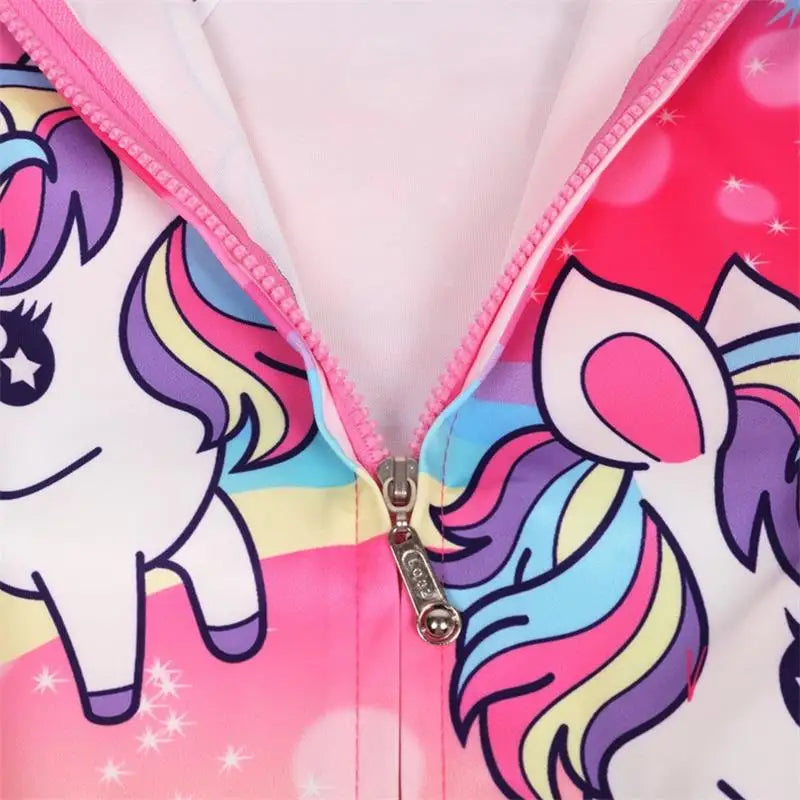 Deine kuschelige Einhorn Jacke in Pink!