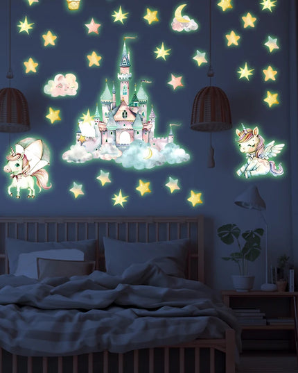 Dein zauberhaftes Einhorn Nachtlicht Schloss!