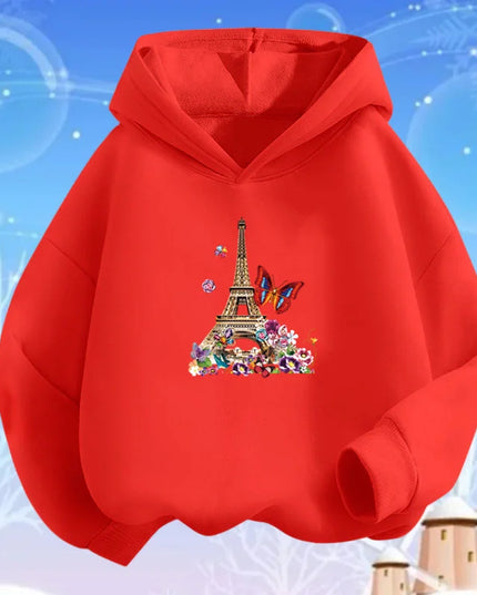 Kuscheliger Einhorn Hoodie in Schwarz für