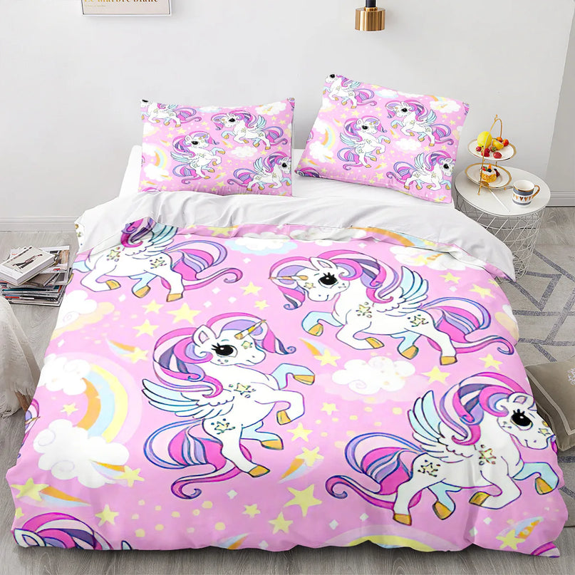 Deine Galaktische Einhorn Bettwäsche