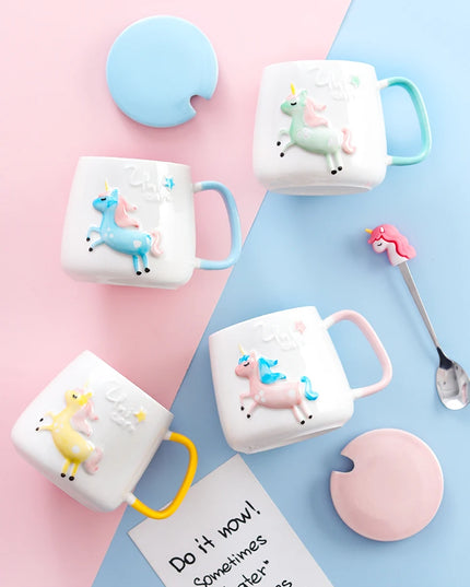 Deine clevere Einhorn Tasse mit Handyhalter!