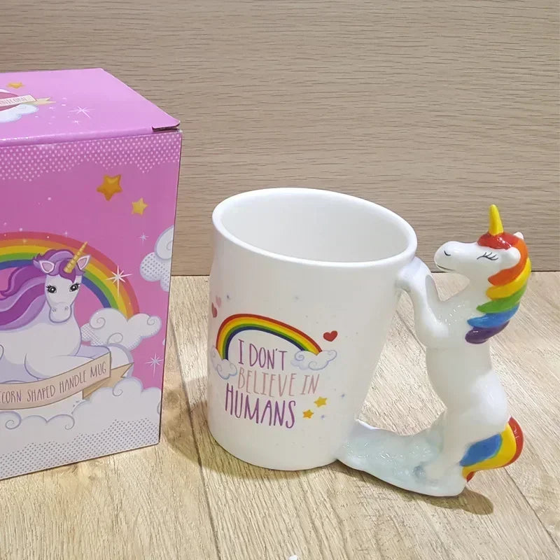 Deine Einhorn Tasse mit Tiergriff!