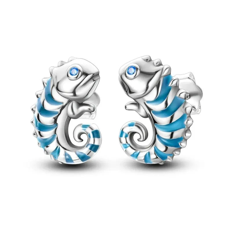 Süße Einhorn Ohrstecker aus 925 Silber