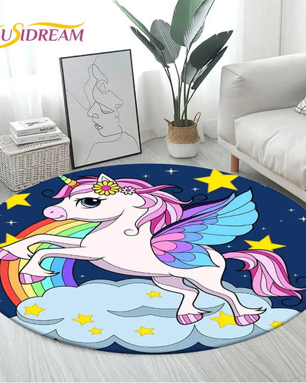 Dein runder Einhorn Sessel zum Spielen!